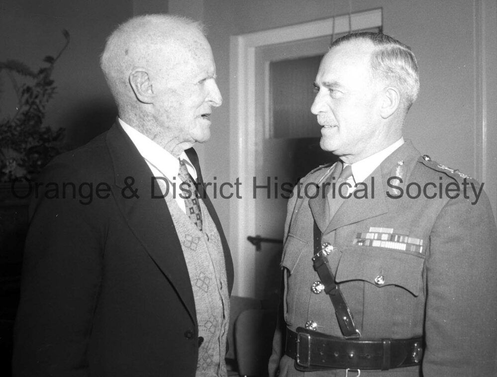 Civic reception for Lieutenant General R G Pollard at Legacy House
