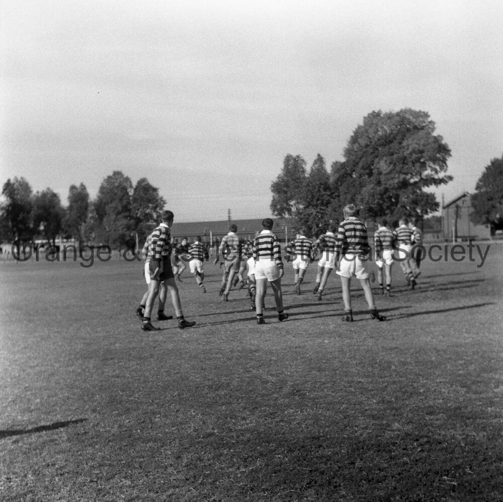 High School football team training for Astley Cup