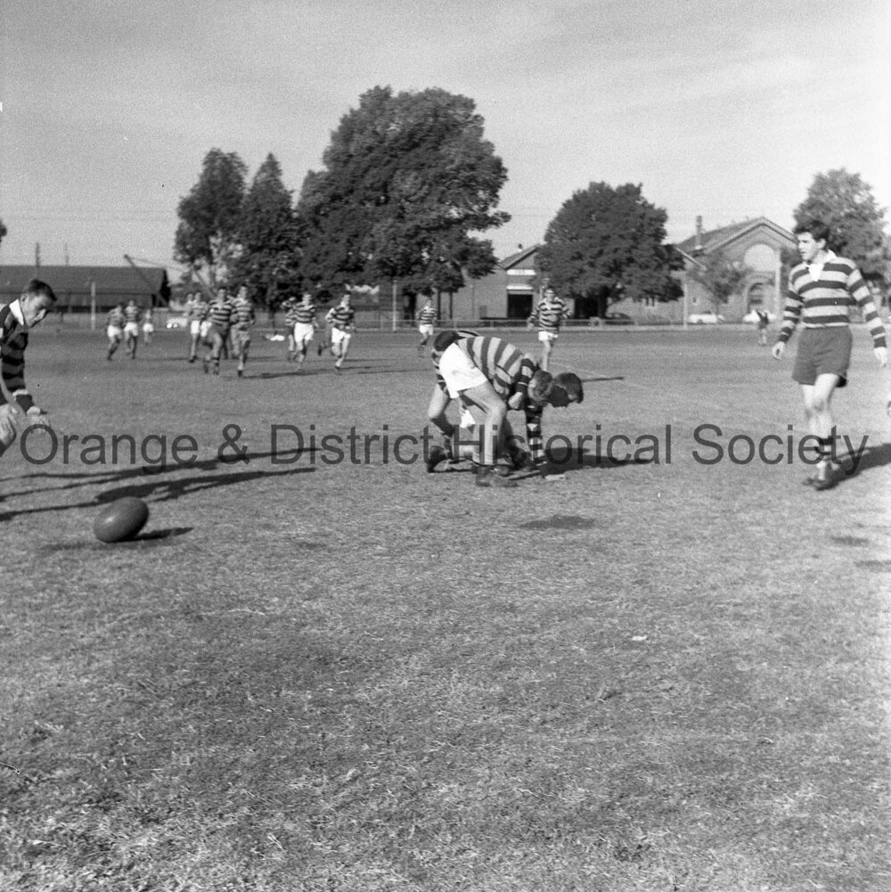 High School football team training for Astley Cup