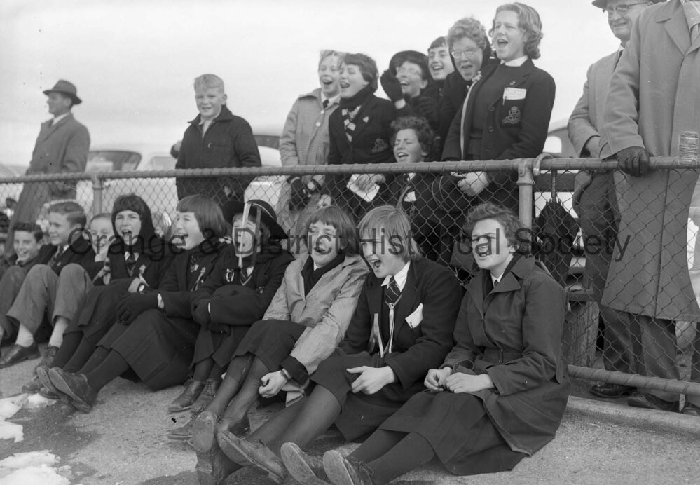 Spectators at Astley Cup football