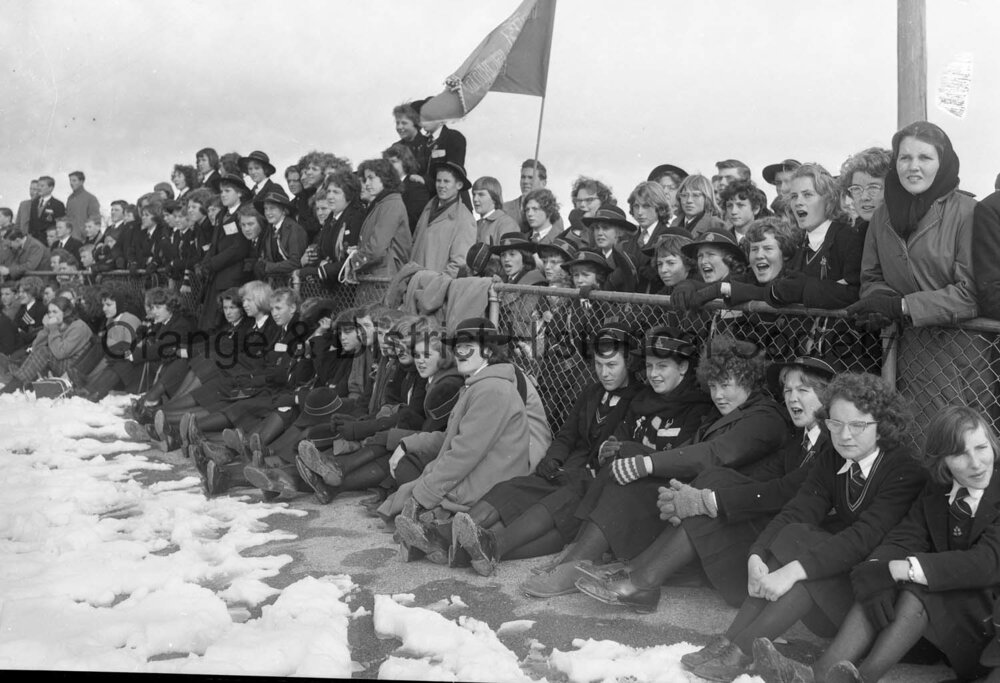 Spectators at Astley Cup football
