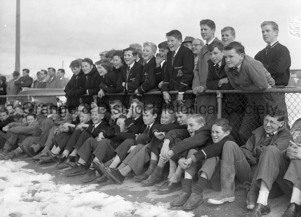 Spectators at Astley Cup football
