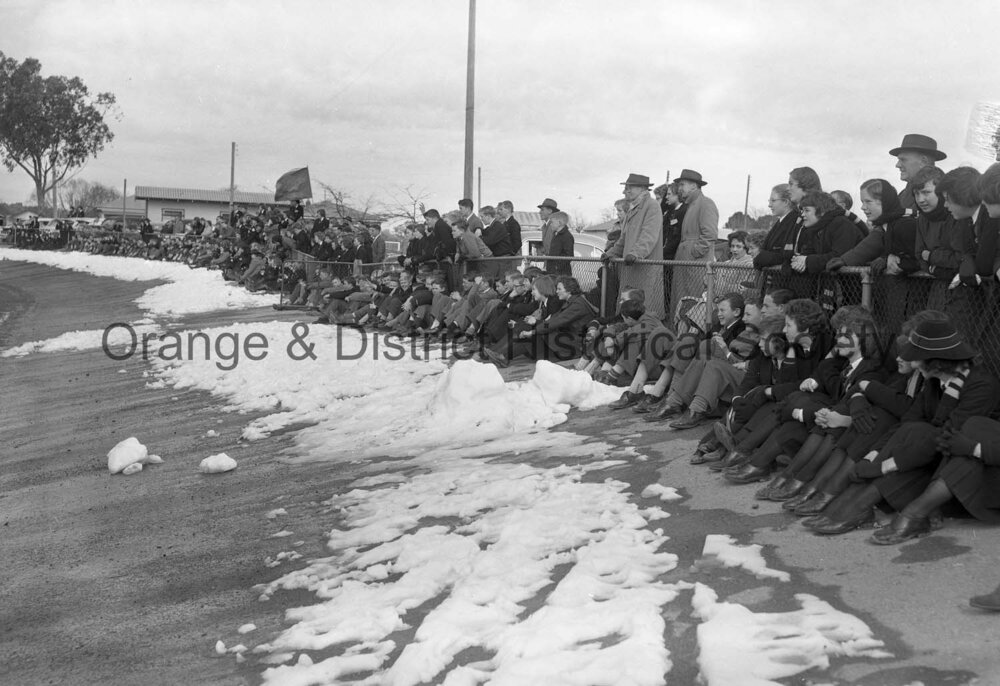 Spectators at Astley Cup football