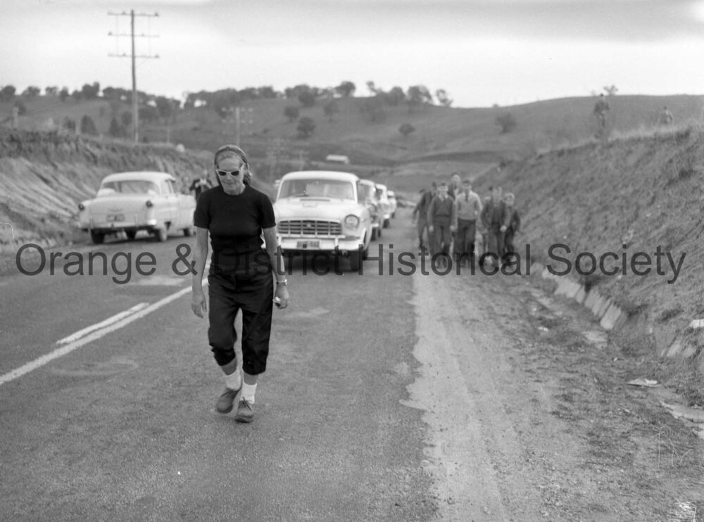 Marathon walker Dr Barbara Moore