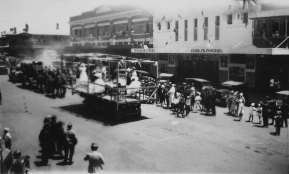 Procession, Summer Street, Orange, NSW