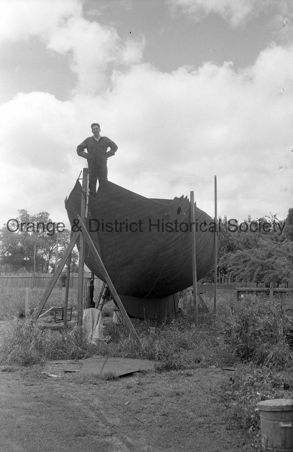 Progress on Mr Grey's boat