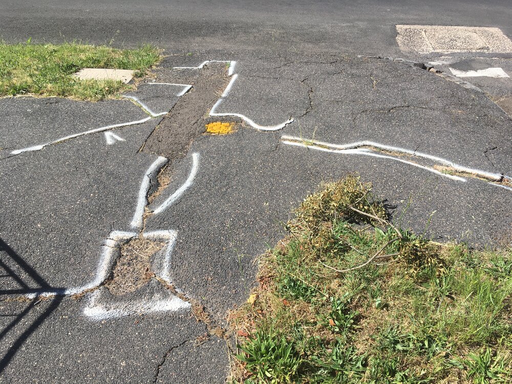 East Orange pavement art