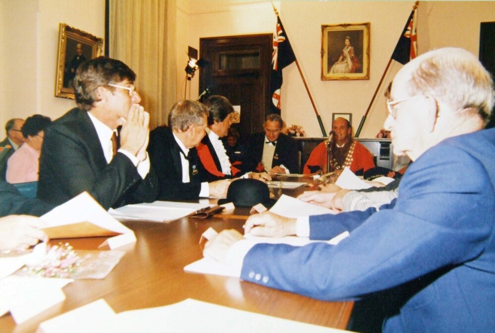 Orange City Council celebratory meeting, Orange, NSW