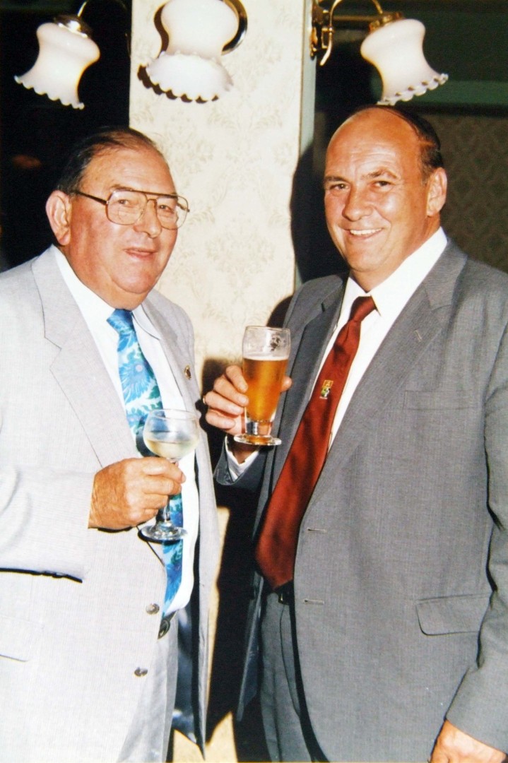 Keith Walter Scott and Mayor Tim Sullivan, Orange, NSW