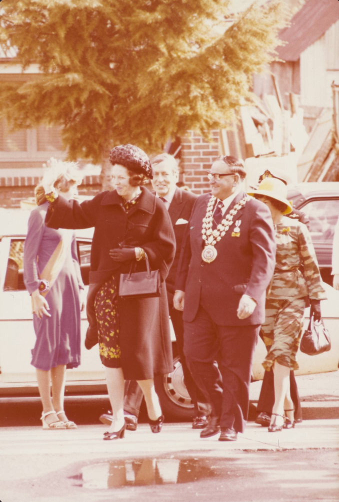 Her Royal Highness Princess Beatrix and His Royal Highness Prince Claus of the Netherlands visit to Orange 1 June 1978