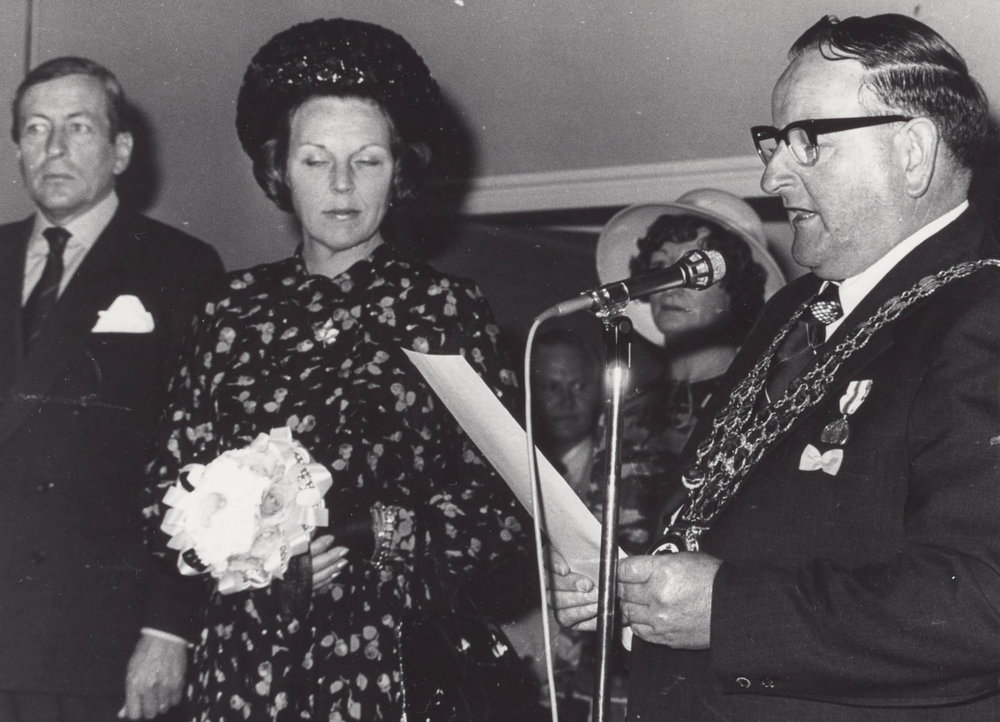 Her Royal Highness Princess Beatrix and His Royal Highness Prince Claus of the Netherlands visit to Orange 1 June 1978