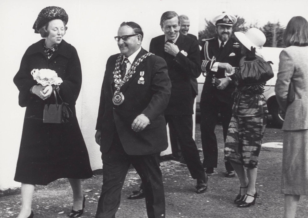 Her Royal Highness Princess Beatrix and His Royal Highness Prince Claus of the Netherlands visit to Orange 1 June 1978