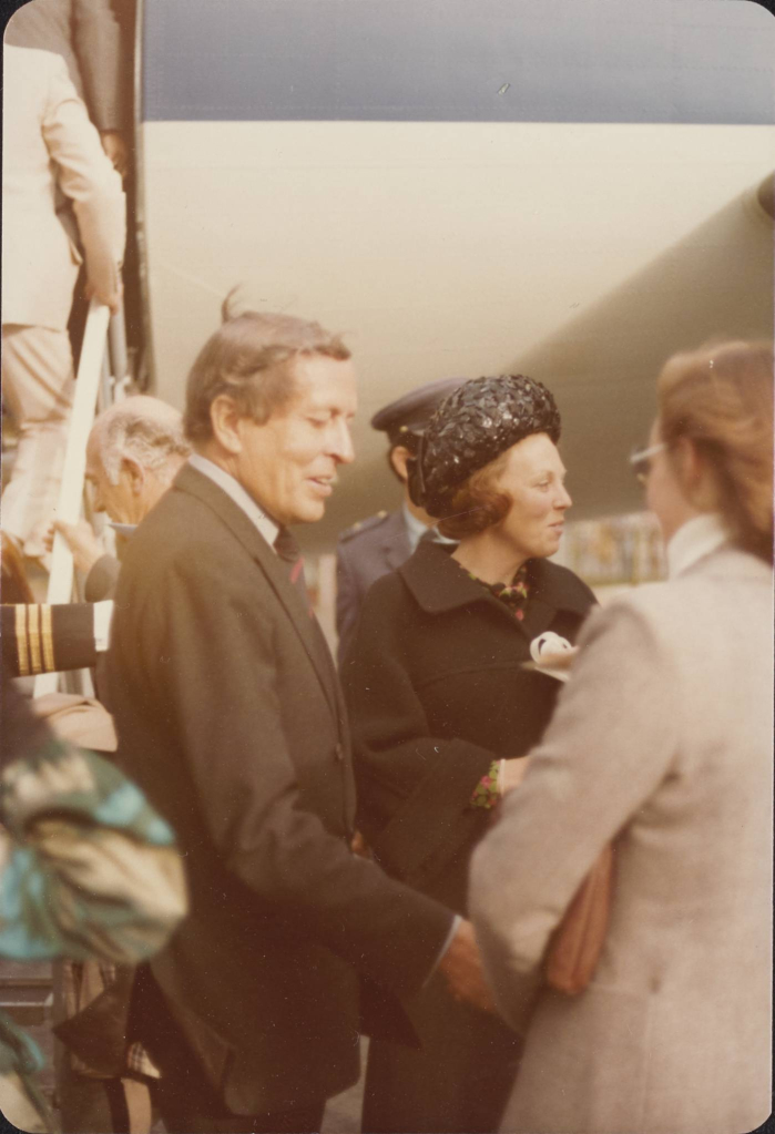 Her Royal Highness Princess Beatrix and His Royal Highness Prince Claus of the Netherlands visit to Orange 1 June 1978