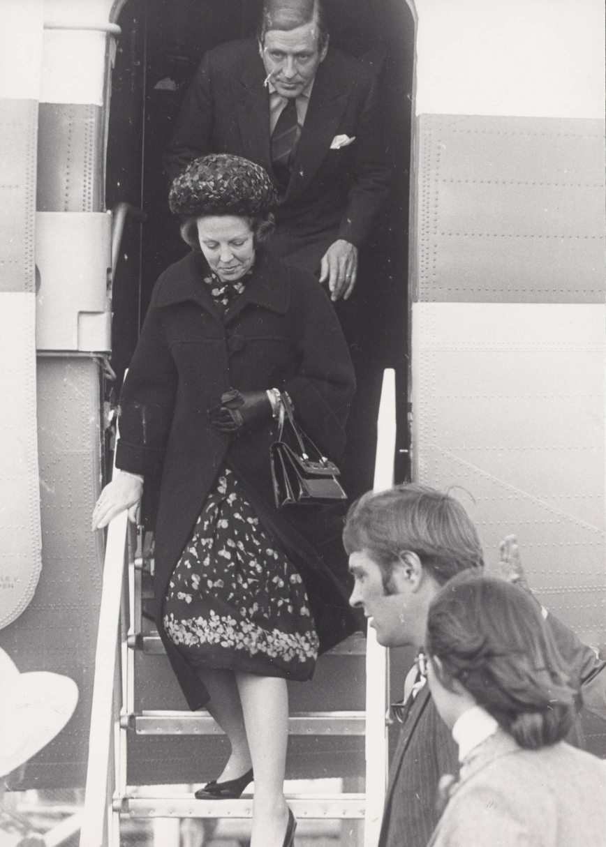 Her Royal Highness Princess Beatrix and His Royal Highness Prince Claus of the Netherlands visit to Orange 1 June 1978
