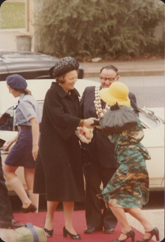 Her Royal Highness Princess Beatrix and His Royal Highness Prince Claus of the Netherlands visit to Orange 1 June 1978