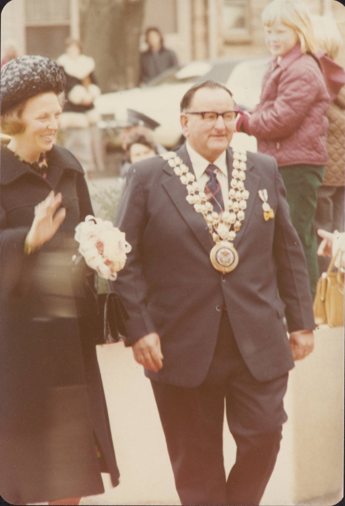 Her Royal Highness Princess Beatrix and His Royal Highness Prince Claus of the Netherlands visit to Orange 1 June 1978