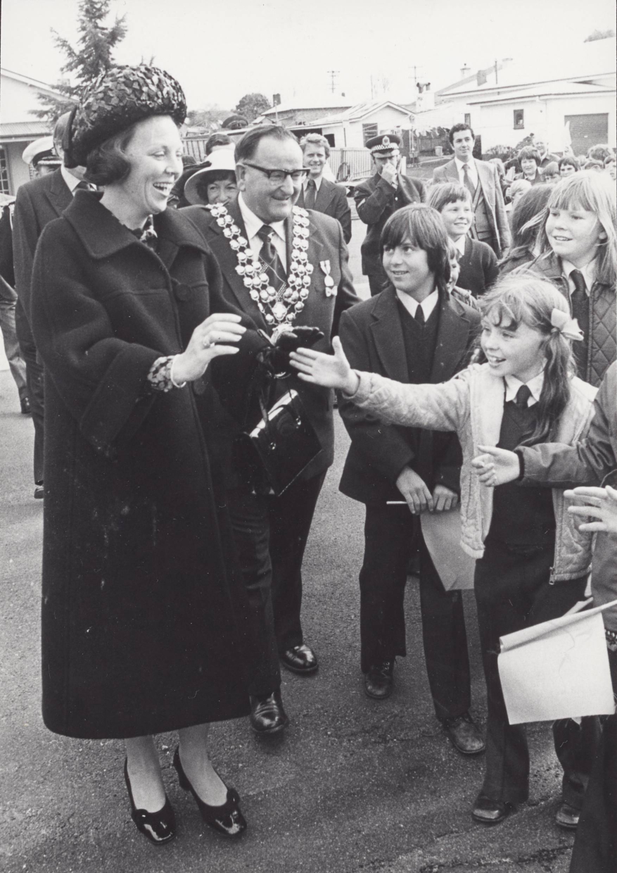 Her Royal Highness Princess Beatrix and His Royal Highness Prince Claus of the Netherlands visit to Orange 1 June 1978