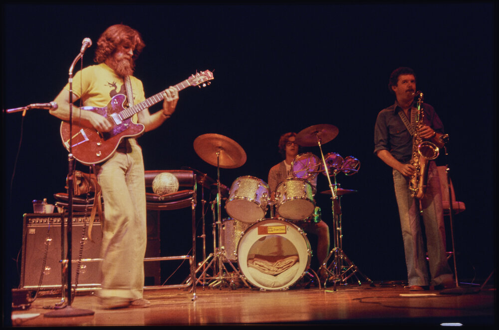 Michael Caulfield and band at the Civic Theatre