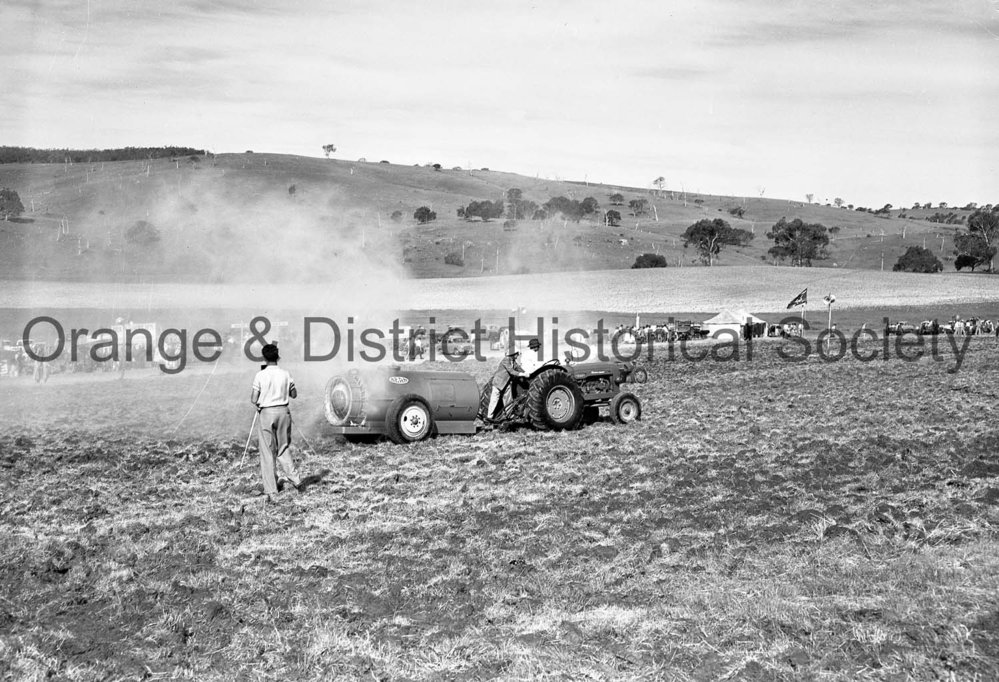 Spraying at Field Days