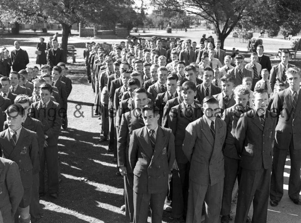 Secondary schools Anzac Day service