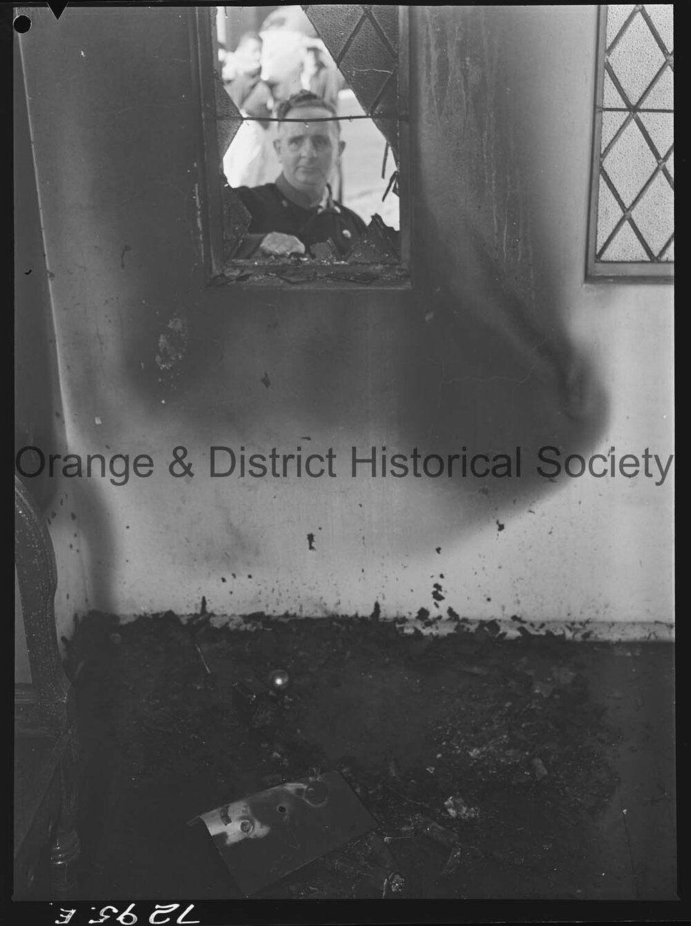 Fire at Congregational Church