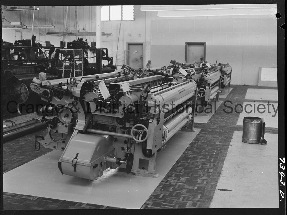 New machinery at Woollen Mills