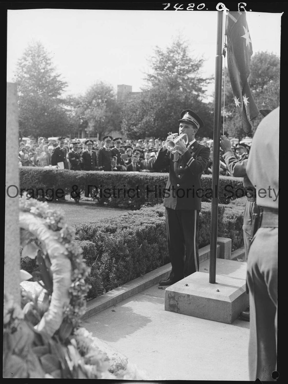 Anzac Service in Robertson Park 1963