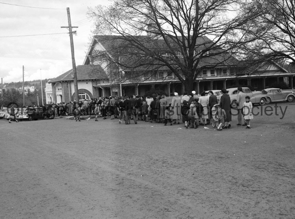 First Salk polio vaccinations