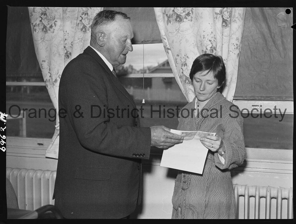 Glasson bequest fund recipient Mrs Pat Quain