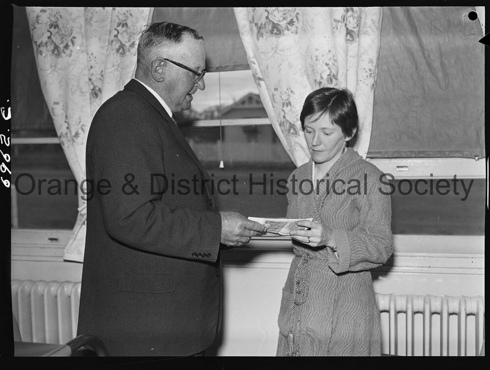 Glasson bequest fund recipient Mrs Pat Quain