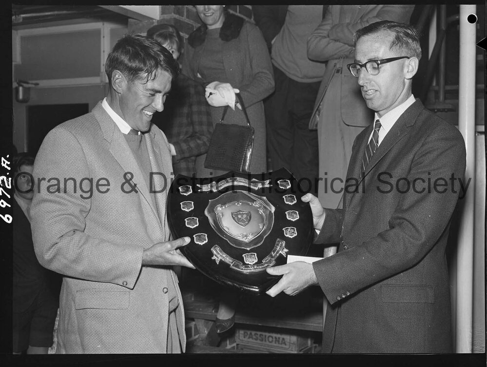 Presentation of squash trophies
