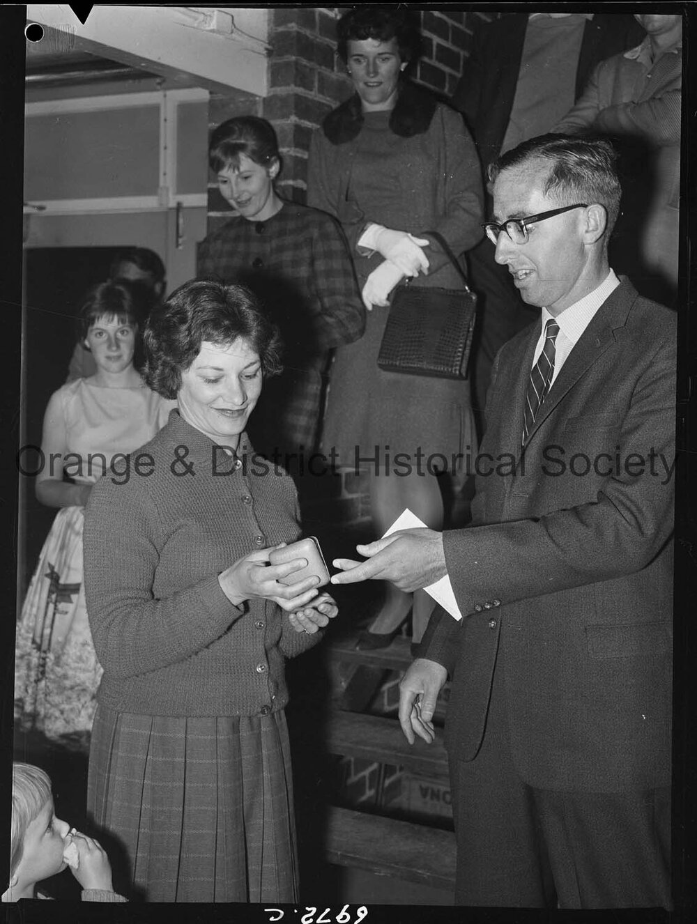 Presentation of squash trophies