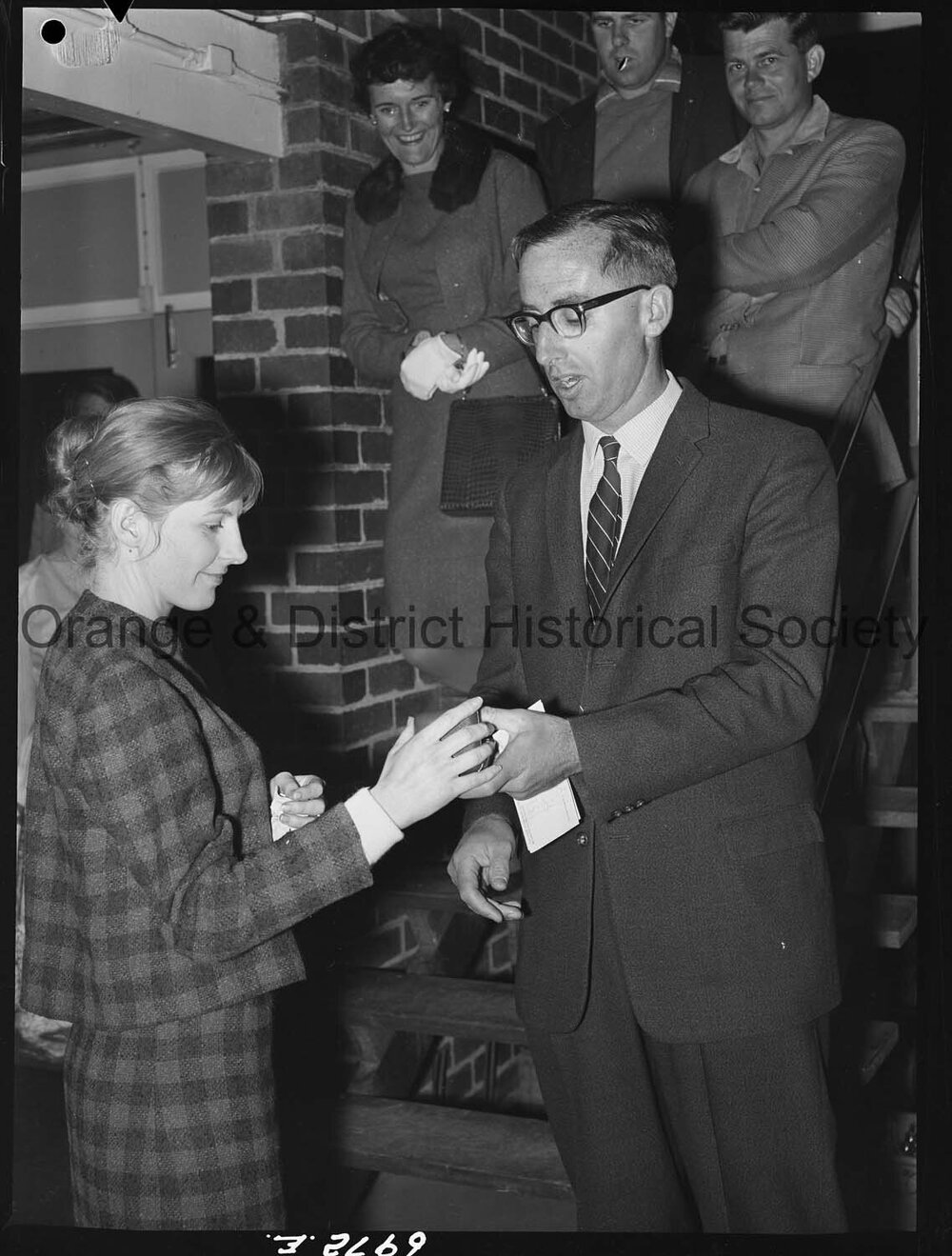 Presentation of squash trophies