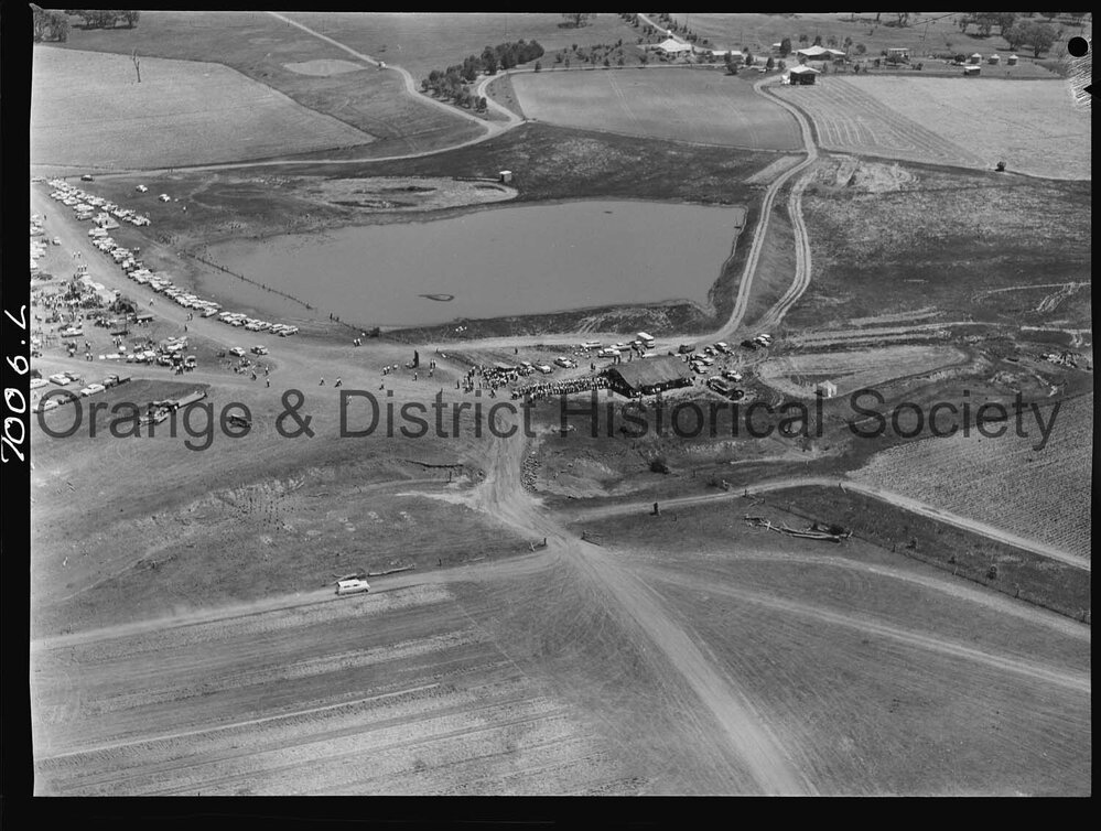 Second day of Orange National Field Days aerial view