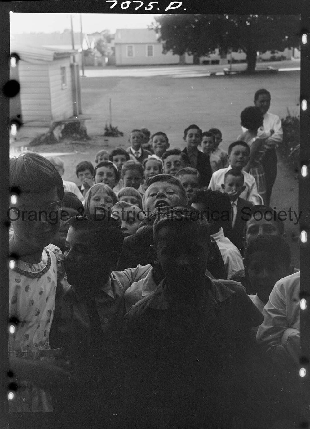 Folk Dancing at Orange Rural School