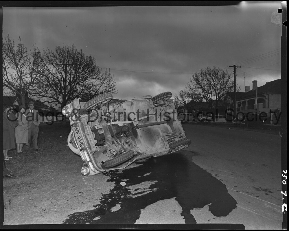 Accident at corner of March and Sale Streets