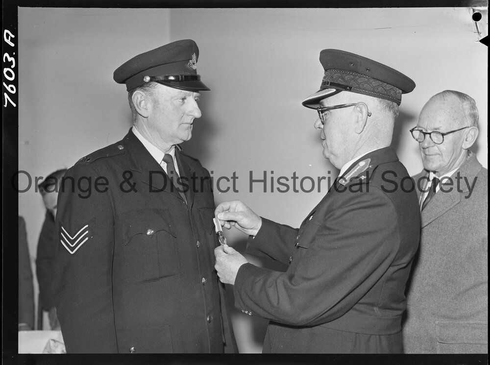 Presentation of a Long Service and Conduct Medal