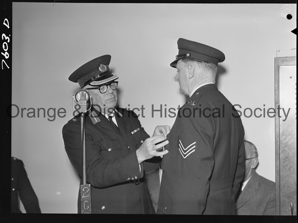 Presentation of a Long Service and Conduct Medal