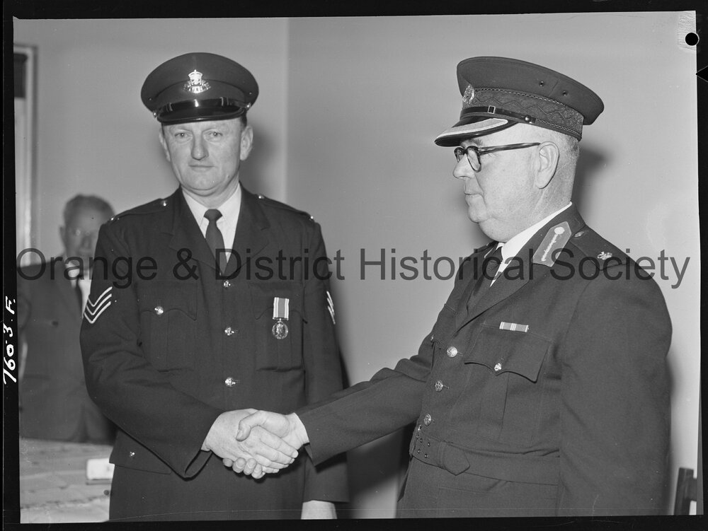 Presentation of a Long Service and Conduct Medal