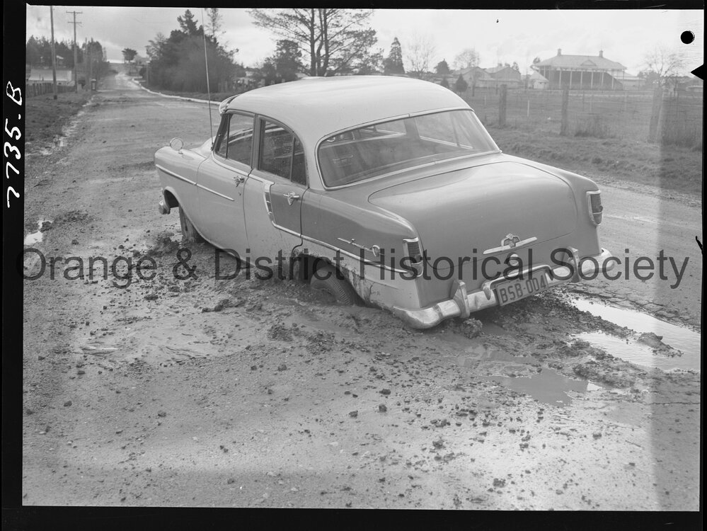 Bogged car