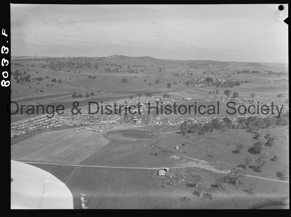 Aerial view of second day of Field Days