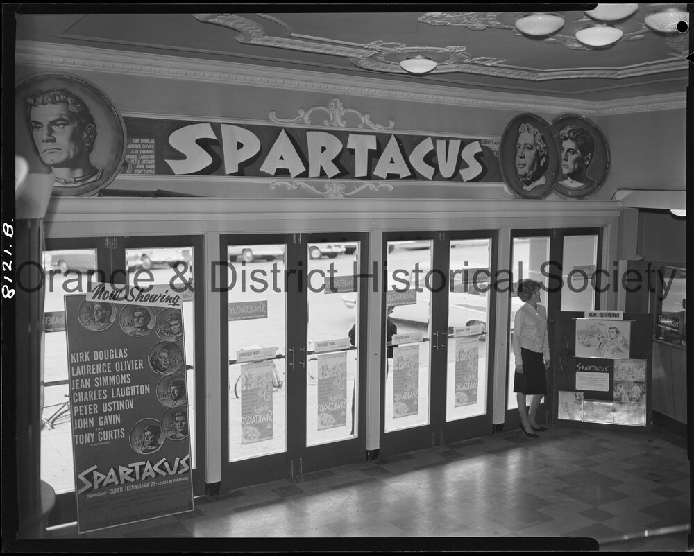 Spartacus decorations at the Coronet Theatre
