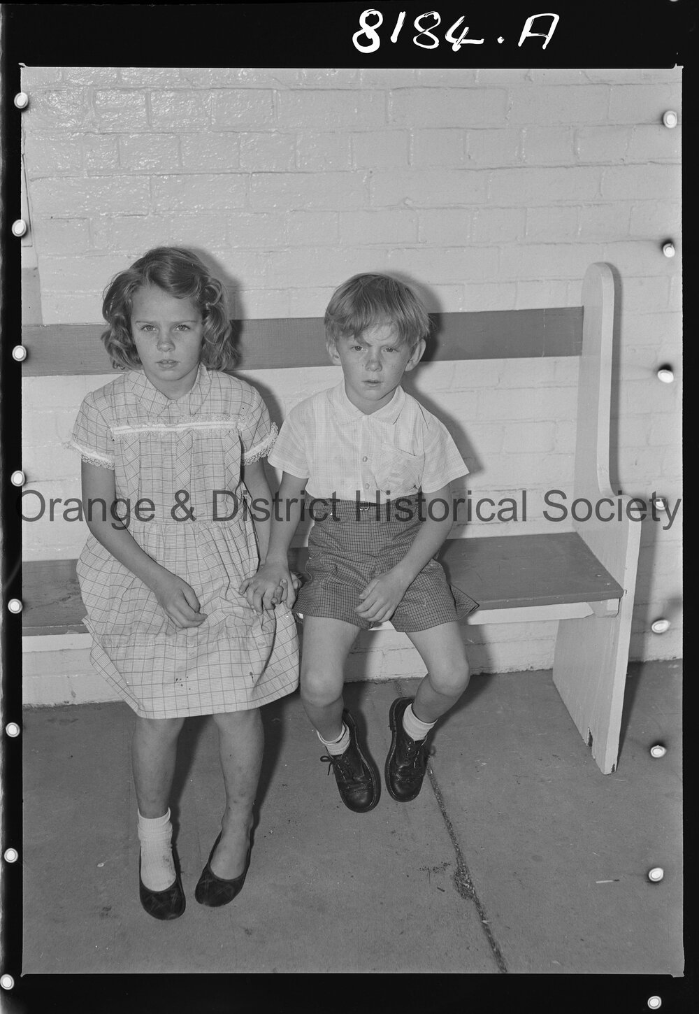 Frederick Johnston's two children, Leonie and Fred