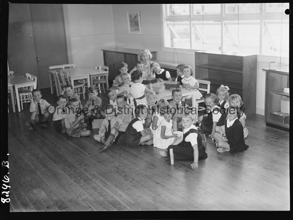 First day for infants at Orange East School