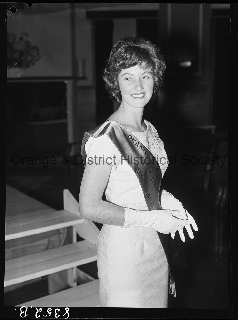 Rosalind King, winner of Orange section of the 1964 Easter Showgirl Quest