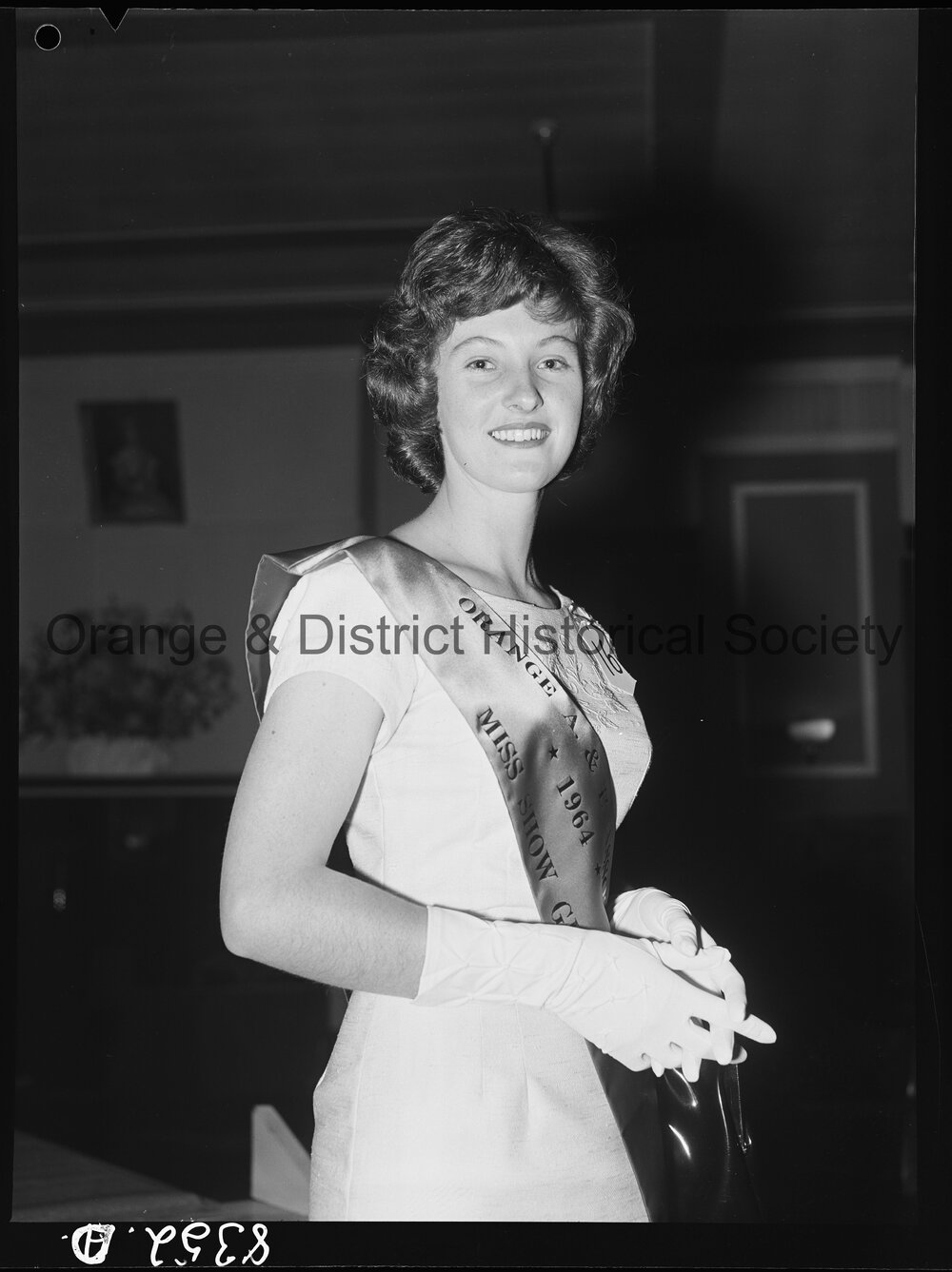 Rosalind King, winner of Orange section of the 1964 Easter Showgirl Quest
