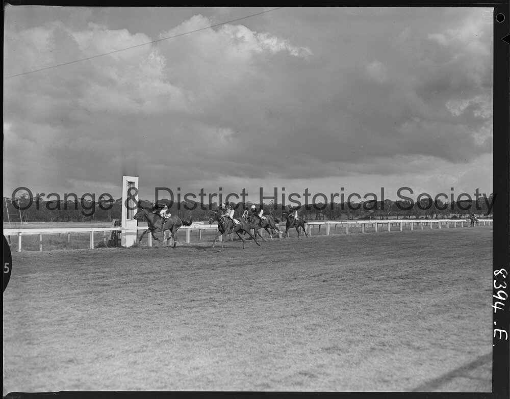 Orange race finishes