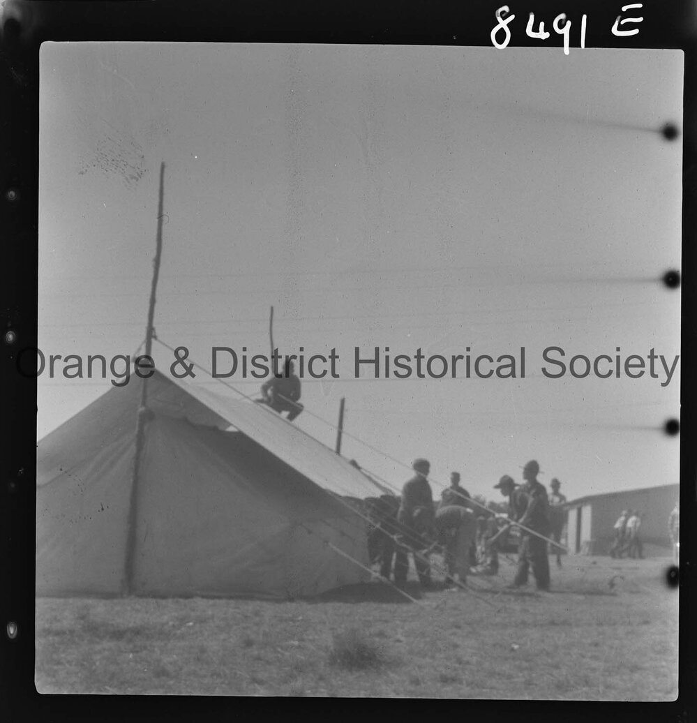 Scouts panning for gold