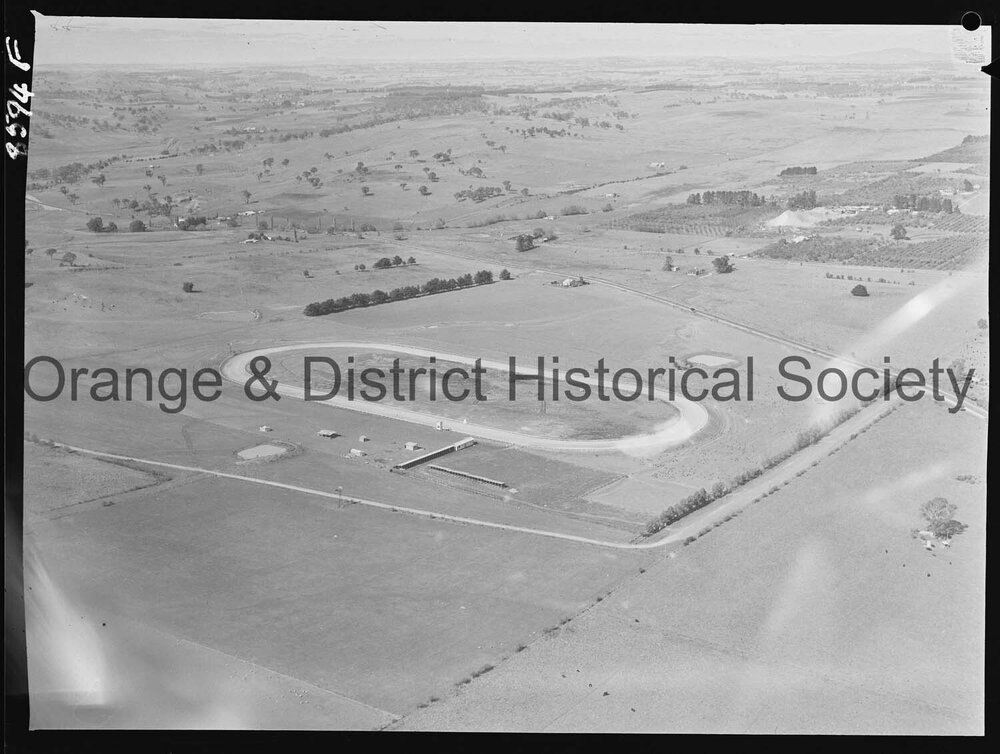 Aerial view of Orange Trotting Track 