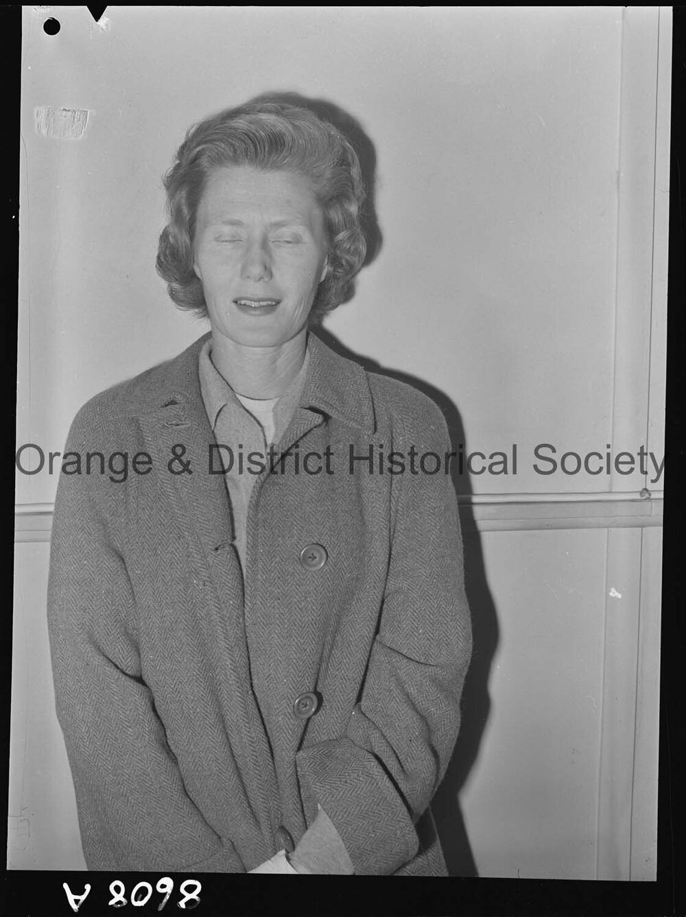 Passport photo Mrs Hugh Jackson